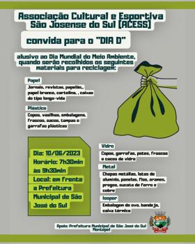 ACESS promove "Dia D" em aluso ao Dia Mundial do Meio Ambiente