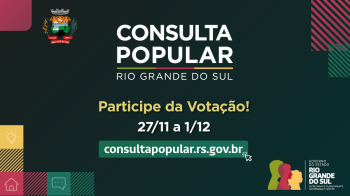 Consulta Popular inicia hoje, dia 27 de novembro!